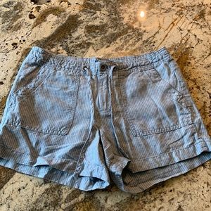 GAP SHORTS - blue/white pinstripe